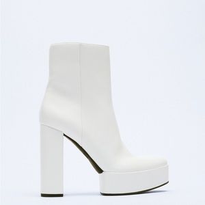 Zara platform ankle boots - size 38